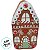 Lata de Natal de Metal - Casa de Doces com Coração - 6x12,5x6cm - 1 unidade - Rizzo - Imagem 2