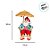 Papai Noel Praiano com Guarda Sol em Resina - 30x18cm - 1 unidade - Cromus - Rizzo - Imagem 4