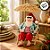 Papai Noel Praiano com Guarda Sol em Resina - 30x18cm - 1 unidade - Cromus - Rizzo - Imagem 5