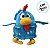Chaveiro de Pelúcia Clip-On - Galinha Pintadinha - Galinha - 7x12x6cm - 1 unidade - Toyng - Rizzo - Imagem 3