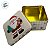 Lata de Metal de Natal - Papai Noel Árvore de Natal - Bege - 12x11cm - 1 unidade - Rizzo - Imagem 2