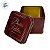 Lata de Metal de Natal - Amor e Paz - Vermelho e Dourado - 8x6,3cm - 1 unidade - Rizzo - Imagem 2