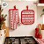Kit Luva e Pegador Cozinha - Natal Rena - Branca - 25x17cm - 1 unidade - Rizzo - Imagem 7