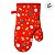 Kit Luva e Pegador Cozinha - Natal - Vermelha - 25x17cm - 1 unidade - Rizzo - Imagem 3