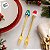 Kit Garfos Para Sobremesa de Natal - Árvore de Natal e Gorro de Natal - 17cm - 2 unidades - Rizzo - Imagem 5