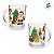 Caneca de Vidro de Natal - Ho Ho Ho - 330mL - 1 unidade - Rizzo - Imagem 2