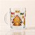Caneca de Vidro de Natal - Ho Ho Ho Chegou o Natal - 330mL - 1 unidade - Rizzo - Imagem 1