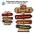Plaquinha de Natal MDF - Gingerbread Family - 18 cm - 1 unidade - Rizzo - Imagem 4