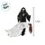 Enfeite Decorativo de Halloween Com Som, Luz e Movimento - Caveira Stefanno - 1,75m - 1 unidade - Cromus - Rizzo - Imagem 4