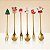 Kit Talheres para Sobremesa de Natal - Modelo 2 - 17cm - 6 unidades - Rizzo - Imagem 1