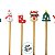 Kit Talheres para Sobremesa de Natal - Modelo 1 - 17cm - 6 unidades - Rizzo - Imagem 4