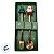 Kit Colher e Garfo para Sobremesa de Natal - Papai Noel e Árvore - 17cm - 2 unidades - Rizzo - Imagem 6