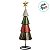 Árvore de Natal de Ferro - Branco, Verde, Vermelho e Preto - 15x53x15cm - 1 unidade - Rizzo - Imagem 3