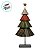Árvore de Natal de Ferro - Pinheiro Branco, Verde, Vermelho e Preto - 29x66x14cm - 1 unidade - Rizzo - Imagem 3