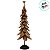 Árvore de Natal de Ferro - Dourado Nevado  - 30x95x30cm - 1 unidade - Rizzo - Imagem 3
