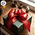 Laço Fácil de Fita de Cetim Decorada - Feliz Natal - Vermelha Rosto Papai Noel - 22mm - 5 unidades - Progresso - Rizzo - Imagem 6