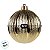 Bola de Natal - Ouro - Gomo, Glitter e Lisa - 8cm - 6 unidades - Cromus - Rizzo - Imagem 4