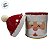 Lata de Metal de Natal - Papai Noel com Pompom - 9,3x15,2cm - 1 unidade - Rizzo - Imagem 3