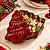 Lata de Natal de Metal - Boas Festas com Muito Amor e Paz  - Vermelho - 18,4x15,2x6,5 cm - 1 unidade - Rizzo - Imagem 5