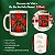 Caneca de Vidro de Natal - Ho Ho Ho Feliz Natal - 330mL - 1 unidade - Rizzo - Imagem 5