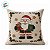 Capa Para Almofada De Natal - Papai Noel Urso e Presente - 43cm - 1 unidade - Rizzo - Imagem 2