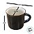 Caneca de Porcelana Personalizado Natal - Preto - 70ml - 1 unidade - Rizzo - Imagem 2