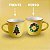 Caneca de Porcelana Personalizado Natal -  Amarelo - 70ml - 1 unidade - Rizzo - Imagem 1