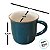 Caneca de Porcelana Personalizado Natal - Verde Escuro - 140ml - 1 unidade - Rizzo - Imagem 2