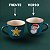 Caneca de Porcelana Personalizado Natal - Verde Escuro - 140ml - 1 unidade - Rizzo - Imagem 1