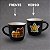 Caneca de Porcelana Personalizado Natal - Amarelo - 140ml - 1 unidade - Rizzo - Imagem 1