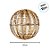 Bola de Natal Vazada com Led - Champagne - 150 leds - 50cm - Bivolt - 1 unidade - Cromus - Rizzo - Imagem 5