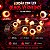 Cordão de Led de Halloween - Olhos Vermelhos - 1,8 metros - 1 unidade - Rizzo - Imagem 2
