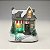 Casinha Decorativa de Natal com LED - Cinza - 10,5x11x7,5cm - 1 unidade - Rizzo - Imagem 1
