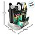Casinha Decorativa de Natal com LED - Cinza - 10,5x11x7,5cm - 1 unidade - Rizzo - Imagem 5