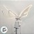 Borboleta de LED Branco para Decoração com Suporte - 100cm - 1 unidade - Rizzo - Imagem 5