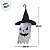 Enfeite Decorativo de Halloween com Led - Fantasma com Chapéu - 38x62x38cm - 1 unidade - Rizzo - Imagem 6