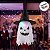 Enfeite Decorativo de Halloween com Led - Fantasma com Chapéu - 38x62x38cm - 1 unidade - Rizzo - Imagem 7
