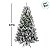 Árvore de Natal Modelo Manjerona Nevada - 1442 Galhos - 2,70m - Ref. RZO354 - 1 unidade - Rizzo - Imagem 3
