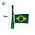Corneta Brasil Copa do Mundo com Bandeira - 35cm - 1 unidade - Rizzo - Imagem 3