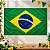 Bandeira de Tecido - Brasil - 120x175cm - 1 unidade - Rizzo - Imagem 1