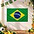 Bandeira de Tecido - Brasil - 130x80cm - 1 unidade - Rizzo - Imagem 1