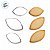 Kit Cortadores Folhas - Ref.668 - 4,5x4x3,5cm - 3 unidades - RR Cortadores - Rizzo - Imagem 3