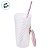 Copo de Plástico com Tampa, Canudo e LED - Princesas Disney - Rosa Claro - 490ml - 1 unidade - Disney Original - Rizzo - Imagem 3