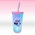 Copo de Plástico com Tampa, Canudo e LED - Minnie Mouse - Rosa - 490ml - 1 unidade - Disney Original - Rizzo - Imagem 1