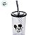 Copo de Plástico com Tampa, Canudo e LED - Mickey Clássico - Preto - 490ml - 1 unidade - Disney Original - Rizzo - Imagem 4