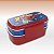 Marmita Hermética com Divisória - Bento Box - Homem Aranha - 19,5x11x10cm - 1 unidade - Disney Original - Rizzo - Imagem 1