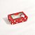 Caixa Divertida com Visor - Surpresa do Noel - Vermelha - M 12x8x3,5cm - 10 unidades - Cromus - Rizzo - Imagem 1