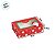Caixa Divertida com Visor - Surpresa do Noel - Vermelha - M 12x8x3,5cm - 10 unidades - Cromus - Rizzo - Imagem 3