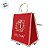 Sacola para Panetone - Essência - Vermelho - 27,5x22x16cm - 1 unidade - Cromus - Rizzo - Imagem 3