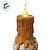 Vela Decorativa Com Led Halloween - Caveira - 32x11x11cm - 1 unidade - Cromus - Rizzo - Imagem 6